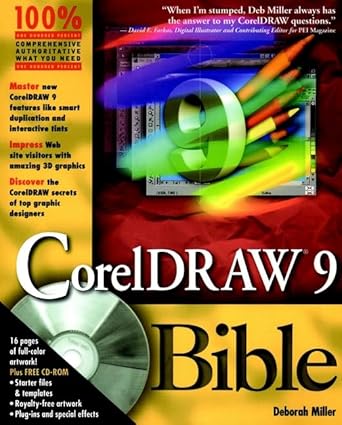 coreldraw 9 bible 1st edition deborah miller 0764533150, 978-0764533150