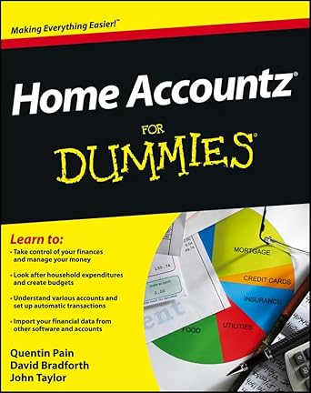 home accountz for dummies 1st edition quentin pain ,david bradforth ,john taylor 1119968925, 978-1119968924