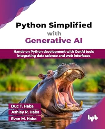 python simplified with generative ai hands on python development with genai tools integrating data science
