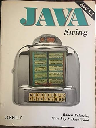 java swing 1st edition robert eckstein 156592455x, 978-1565924550