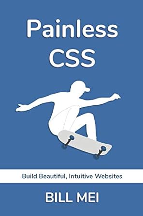 painless css build beautiful intuitive websites 1st edition bill mei 199909381x, 978-1999093815