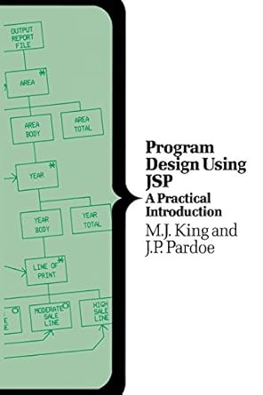 program design using jsp a practical introduction 1st edition m j king ,j p pardoe 0333395360, 978-0333395363