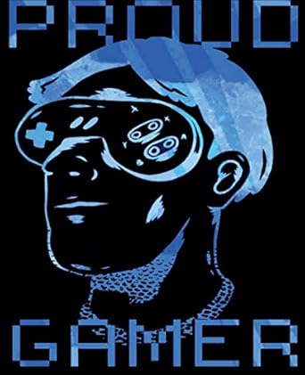 proud gamer the game is never over perfect unique gift idea wide ruled notebook composition sketch book to