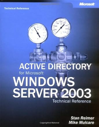 active directory for microsoft windows server 2003 technical reference 1st edition stan reimer ,mike mulcare