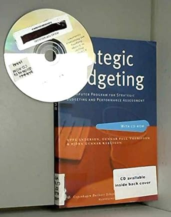 strategic budgeting a computer program for strategic budgeting and performance assessment 1st edition uffe