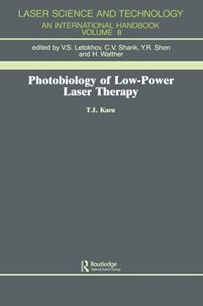 photobiology of low power lase 1st edition t i karu 3718649705, 978-3718649709