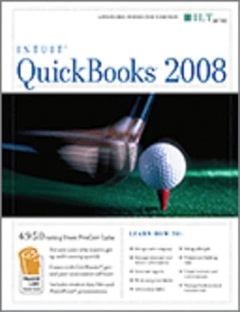 quickbooks 2008 + certblaster student manual 1st edition axzo press 1426004125, 978-1426004124