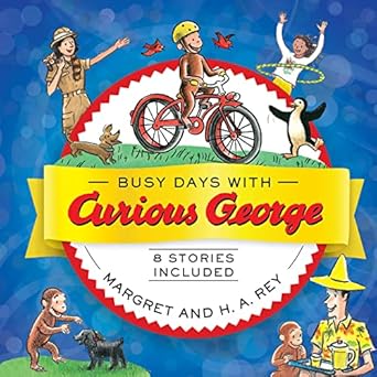 busy days with curious george 1st edition h a rey 1328695980, 978-1328695987