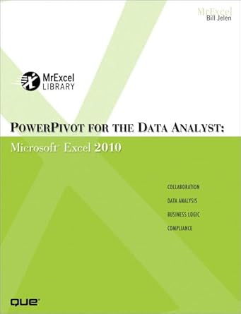 powerpivot for the data analyst microsoft excel 2010 1st edition bill jelen 0789743159, 978-0789743152