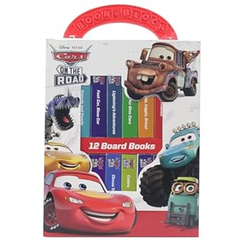 disney pixar cars lightning mcqueen mater and more my first library board book block 12 book set first words