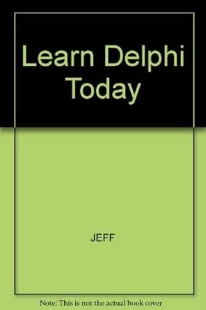 learn delphi 2 database programming today 1st edition jeff cogswell 1568848358, 978-1568848358