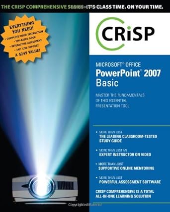 microsoft office powerpoint 2007 basic 1st edition jon winder ,charles g blum ,joshua pincus ,dan quackenbush