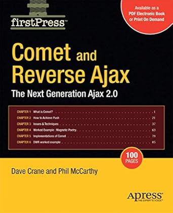 comet and reverse ajax the next generation ajax 2 0 1st edition dennis mccarthy ,chris crane 1590599985,