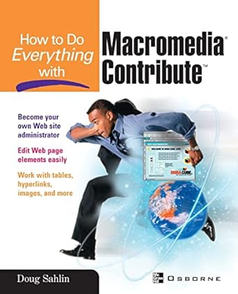 how to do everything with contribute 1st edition doug sahlin 007222892x, 978-0072228922