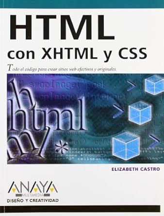 html con xhtml y css / html with xhtml and css 1st edition elizabeth castro 8441515336, 978-8441515338