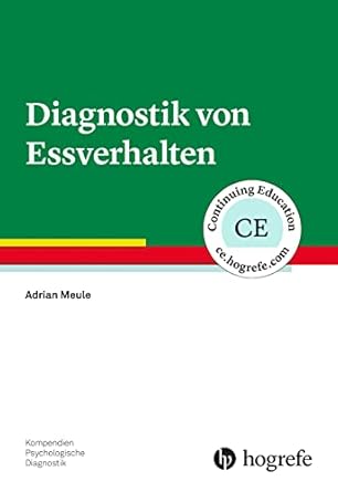 diagnostik von essverhalten 1st edition joan ifland 3801729915, 978-3801729912