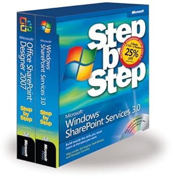 the microsoft sharepoint step by step kit microsoft windows sharepoint services 3 0 step by step and