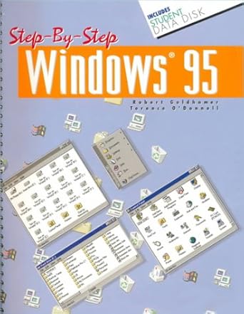 step by step windows 95 text with 3 5 and 5 25 data disks 1st edition mcgraw hill 0028009630, 978-0028009636