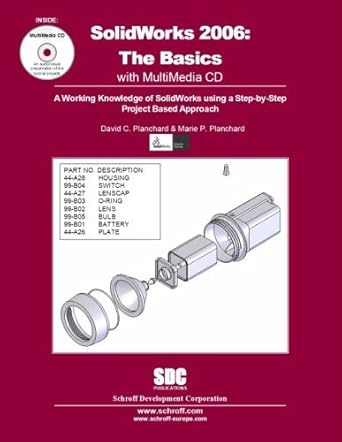 solidworks 2006 the basics 1st edition david planchard ,marie planchard 1585032654, 978-1585032655