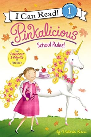 pinkalicious school rules 1st edition victoria kann 0061928852, 978-0061928857
