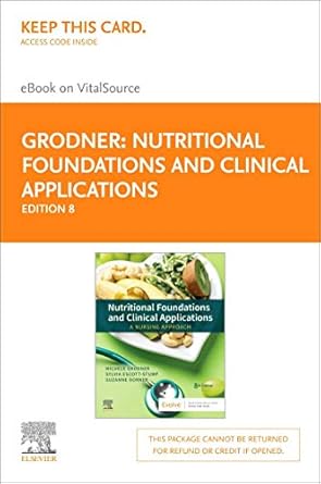 nutritional foundations and clinical applications elsevier ebook on vitalsource a nursing approach 1st