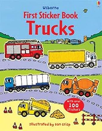 first sticker book trucks 1st edition sam taplin ,dan crisp 1805319396, 978-1805319399