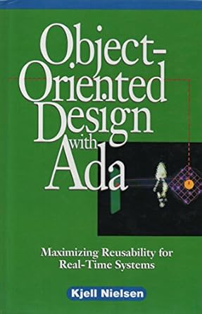 object oriented design with ada maximizing reusability for real time systems 1st edition electronic