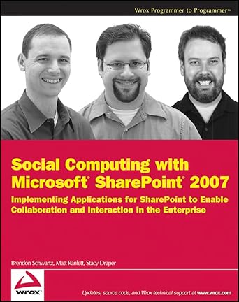social computing with microsoft sharepoint 2007 implementing applications for sharepoint to enable