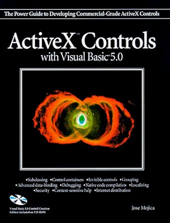 activex controls with visual basic 5 0 1st edition jose mojica 0764580361, 978-0764580369