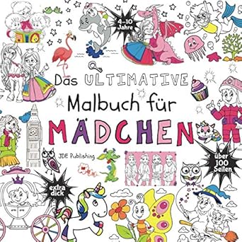 das ultimative malbuch fur madchen 1st edition jd evers ,malbuch madchen 3949053964, 978-3949053962