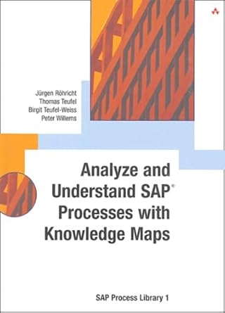 sap process analyze and understand sap processes with knowledge maps 1st edition thomas teufel ,jurgen