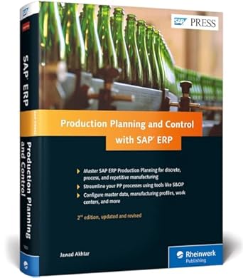 production planning and control with sap erp 1st edition jawad akhtar 1493214306, 978-1493214303