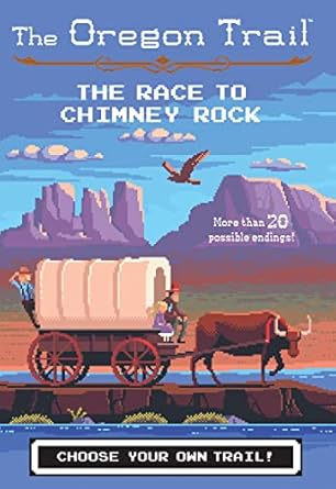 the oregon trail the race to chimney rock 1st edition jesse wiley 1328549968, 978-1328549969