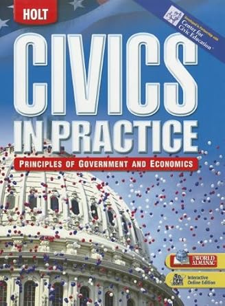 civics in practice   2009 1st edition holt mcdougal 0030995094, 978-0030995095