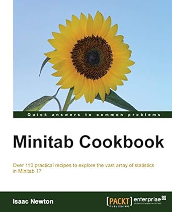 minitab cookbook 1st edition isaac newton 1782170928, 978-1782170921