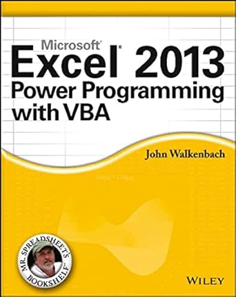 excel 2013 power programming with vba 1st edition john walkenbach 1118490398, 978-1118490396