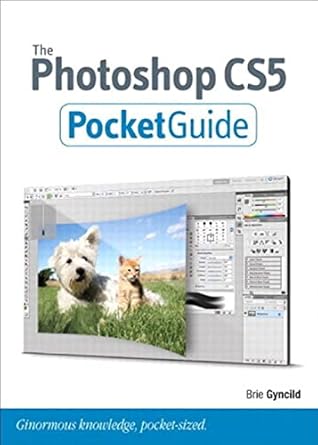 the photoshop cs5 pocket guide 1st edition brie gyncild 0321714326, 978-0321714329