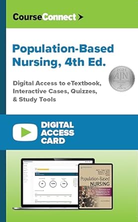 population based nursing digital access to etextbook interactive cases quizzes and study tools 1st edition
