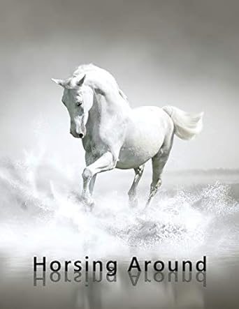 horsing around horse themed combined contacts phone and internet password address book with tabs 1st edition
