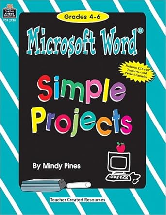 microsoft word simple projects 1st edition mindy pines 1576907287, 978-1576907283