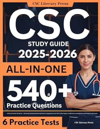 csc study guide latest all in one csc review + 540 practice questions with detailed answer explanation for