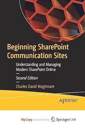 beginning sharepoint communication sites understanding and managing modern sharepoint online 1st edition