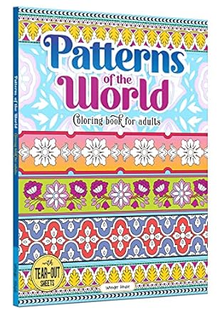 patterns of the world coloring book for adults 1st edition wonder house books 9354404707, 978-9354404702