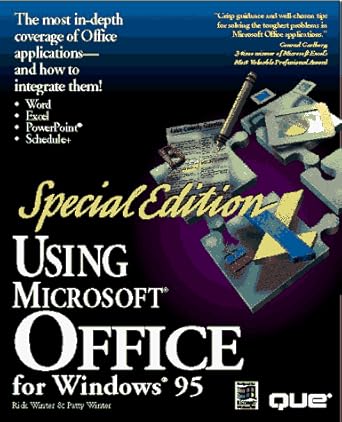 using microsoft office for windows 95 1st edition rick winter ,patty winter ,roger jennings ,jeff bankston