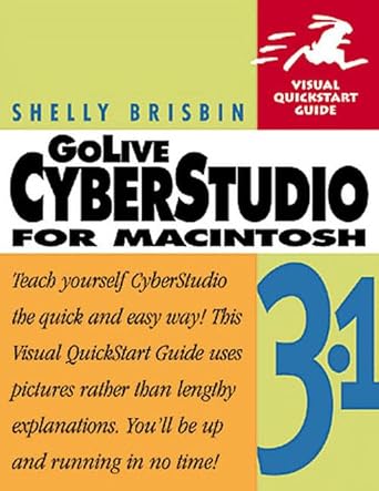 golive cyberstudio 3 1 for macintosh 1st edition shelly brisbin 0201353741, 978-0201353747