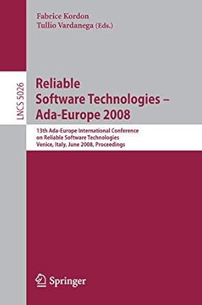 reliable software technologies ada europe 2008 13th ada europe international conference on reliable software