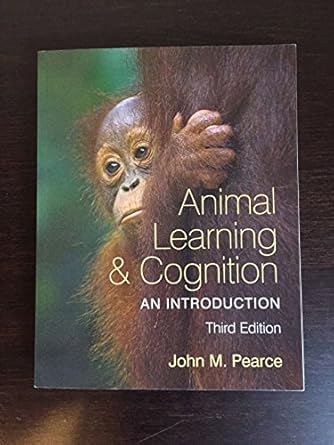 animal learning and cognition an introduction 1st edition john m pearce 1841696560, 978-1841696560