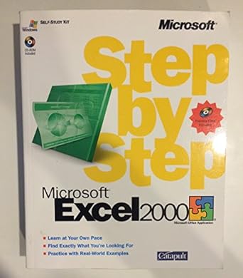 microsoft excel 2000 step by step 1st edition catapult inc 1572319747, 978-1572319745