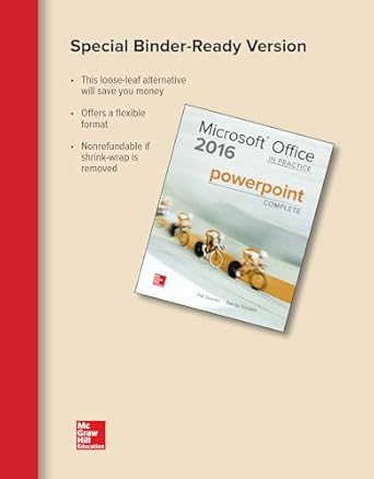 looseleaf for microsoft office powerpoint 2016 complete in practice 1st edition randy nordell ,pat r graves