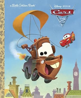 cars 2 little golden book 1st edition chase wheeler ,studio iboix 0736427813, 978-0736427814